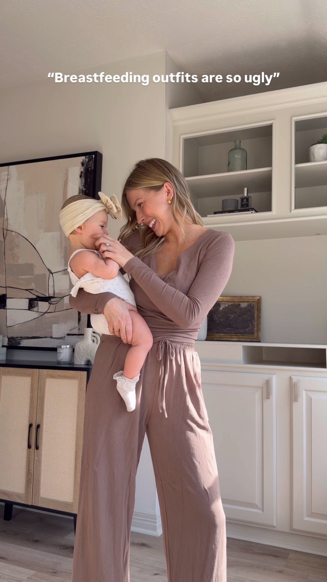 Nursing friendly mom outfit inspo! Size M in the overalls, 4 in jeans, and S in everything else!

#LTKmomlife #LTKootd #LTKdayinmylife