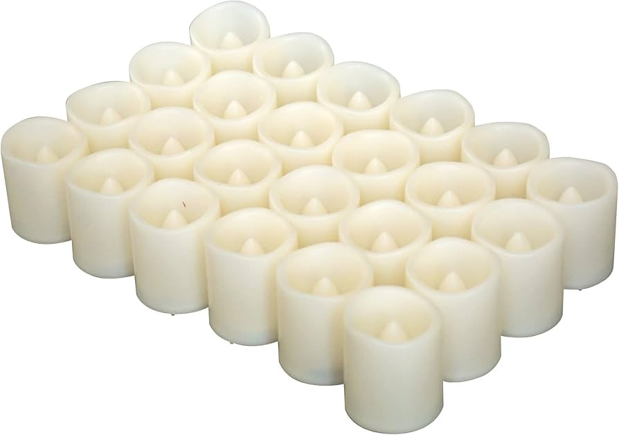 CANDLE CHOICE Battery Operated Flameless Votive Candles with Timer, Small Timing LED Candle Light... | Amazon (US)