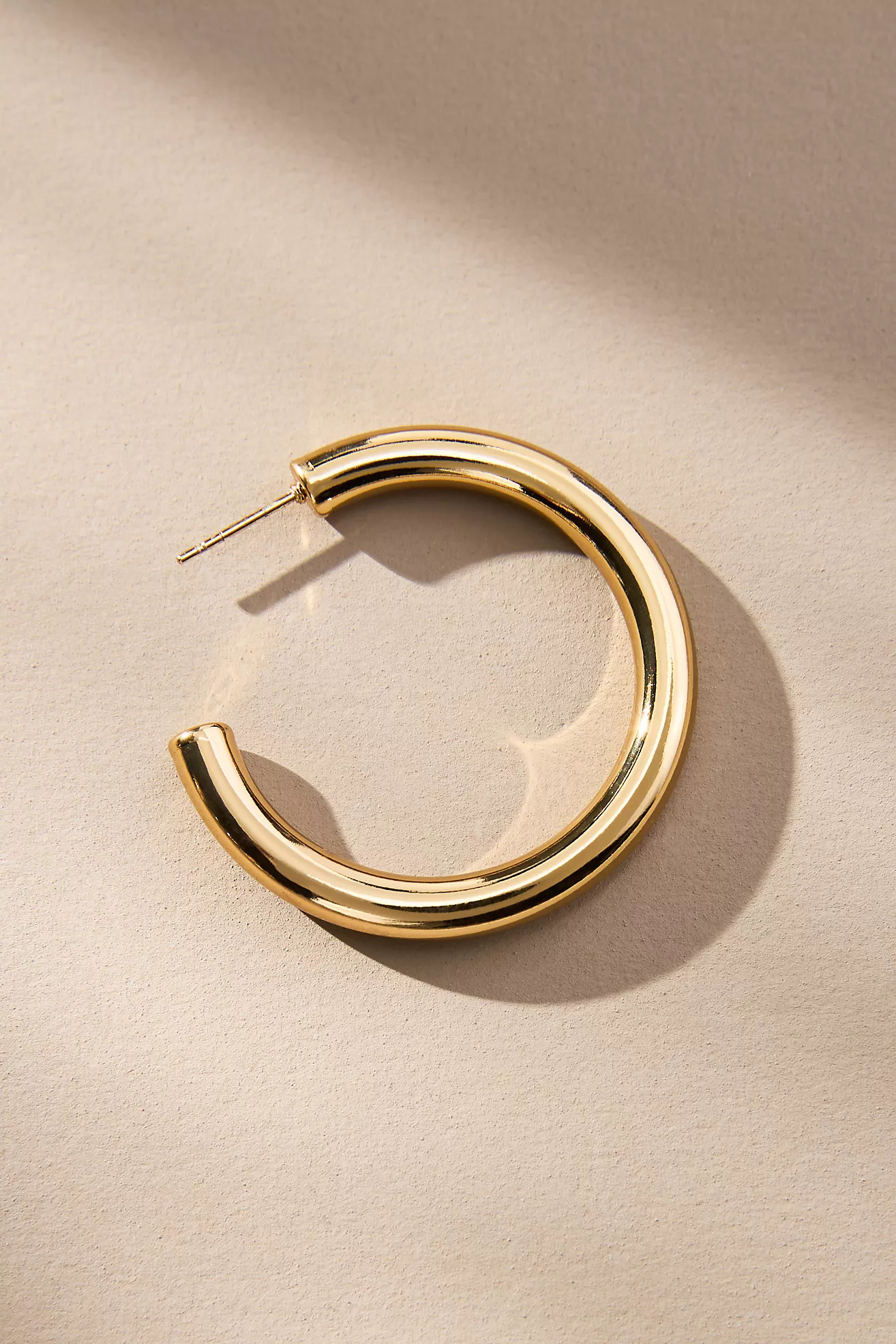 Thick C-Shape Hoop Earrings | Anthropologie (US)