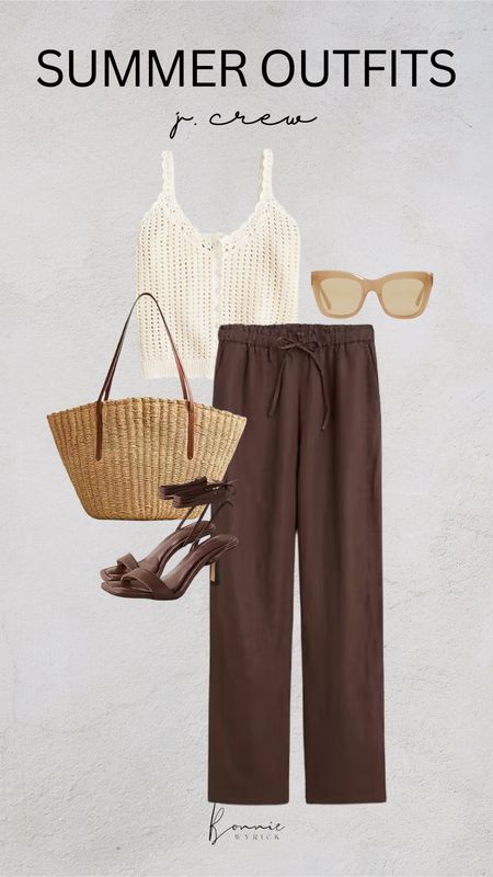 Summer Outfit Inspo 🌻 Midsize Fashion | Summer Outfit Ideas | J. Crew Outfit Styling | Euro OOTD | Midsize Workwear | Trouser Outfit

#LTKMidsize #LTKTravel #LTKWorkwear