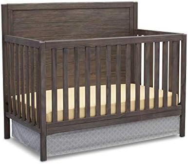 Delta Children Cambridge 4-in-1 Convertible Crib, Rustic Grey | Amazon (US)