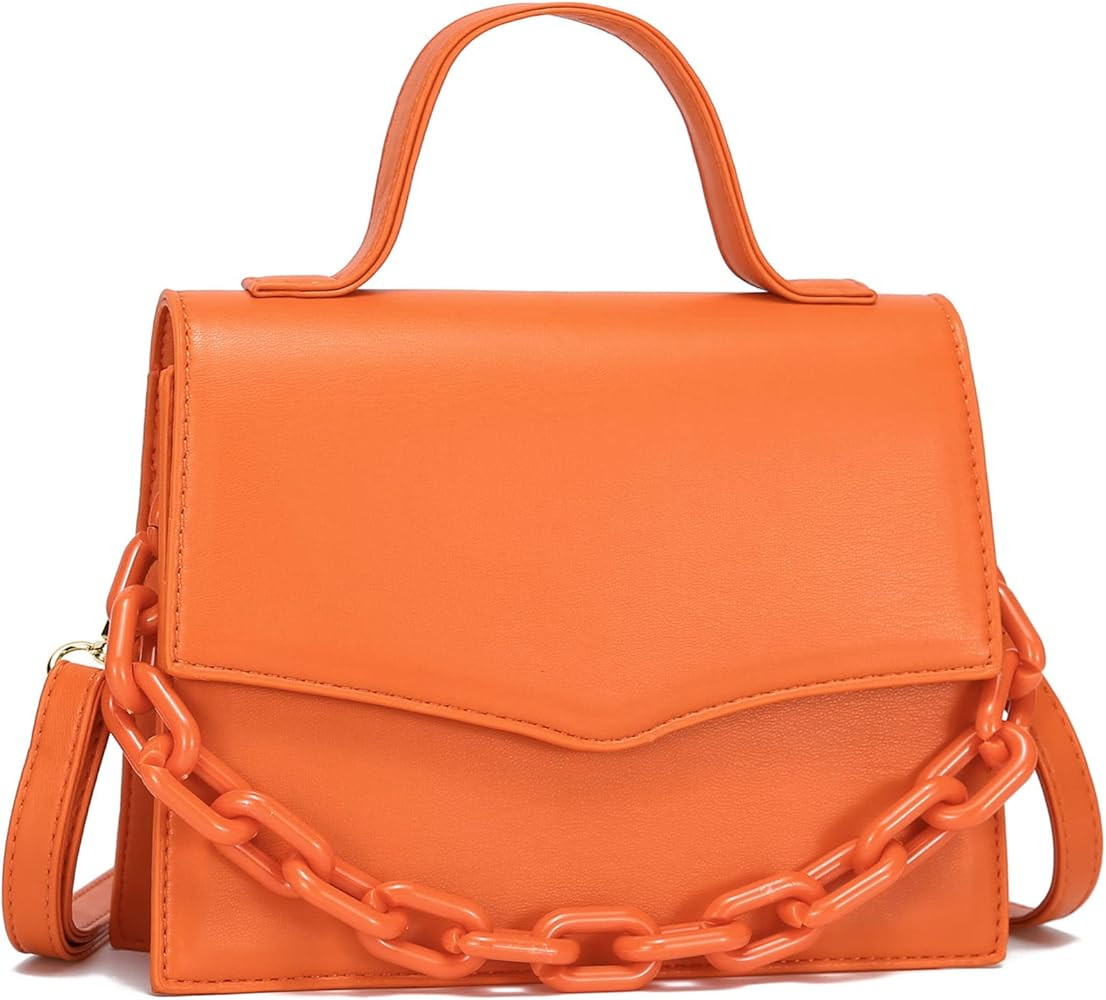 CATMICOO Mini Purses for Women Trendy Mini Bag with Detachable Plastic Chain | Amazon (US)