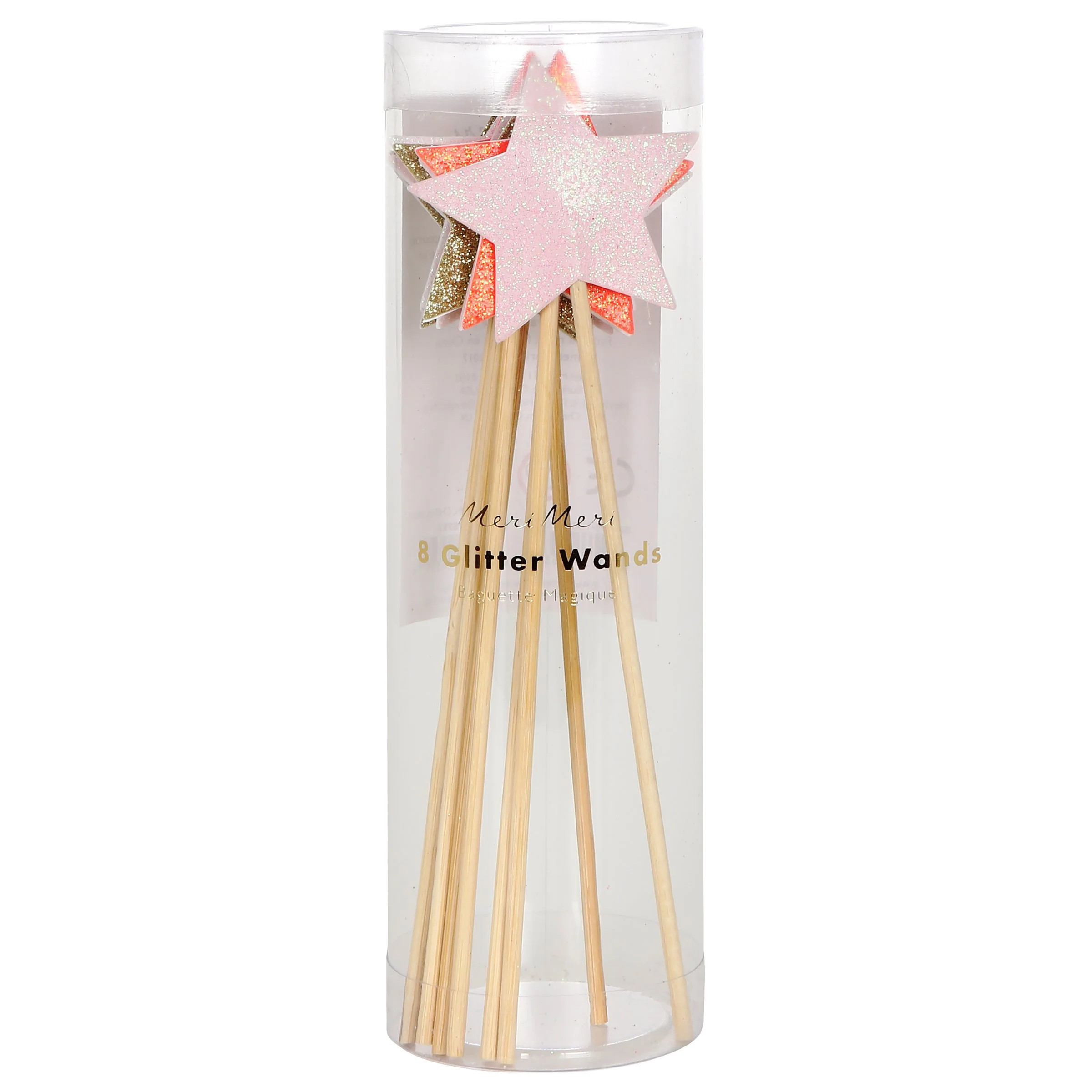 Glitter Star Wands (x 8) | Meri Meri