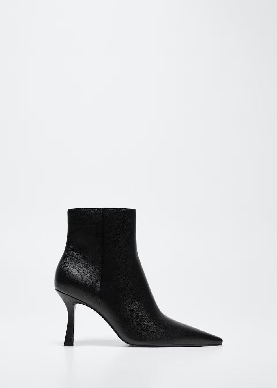 Heel zipped boots -  Women | Mango United Kingdom | MANGO (UK)