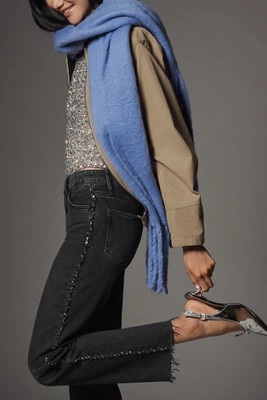 Mason Mid-Rise Relaxed Straight-Leg Jeans | Anthropologie (US)