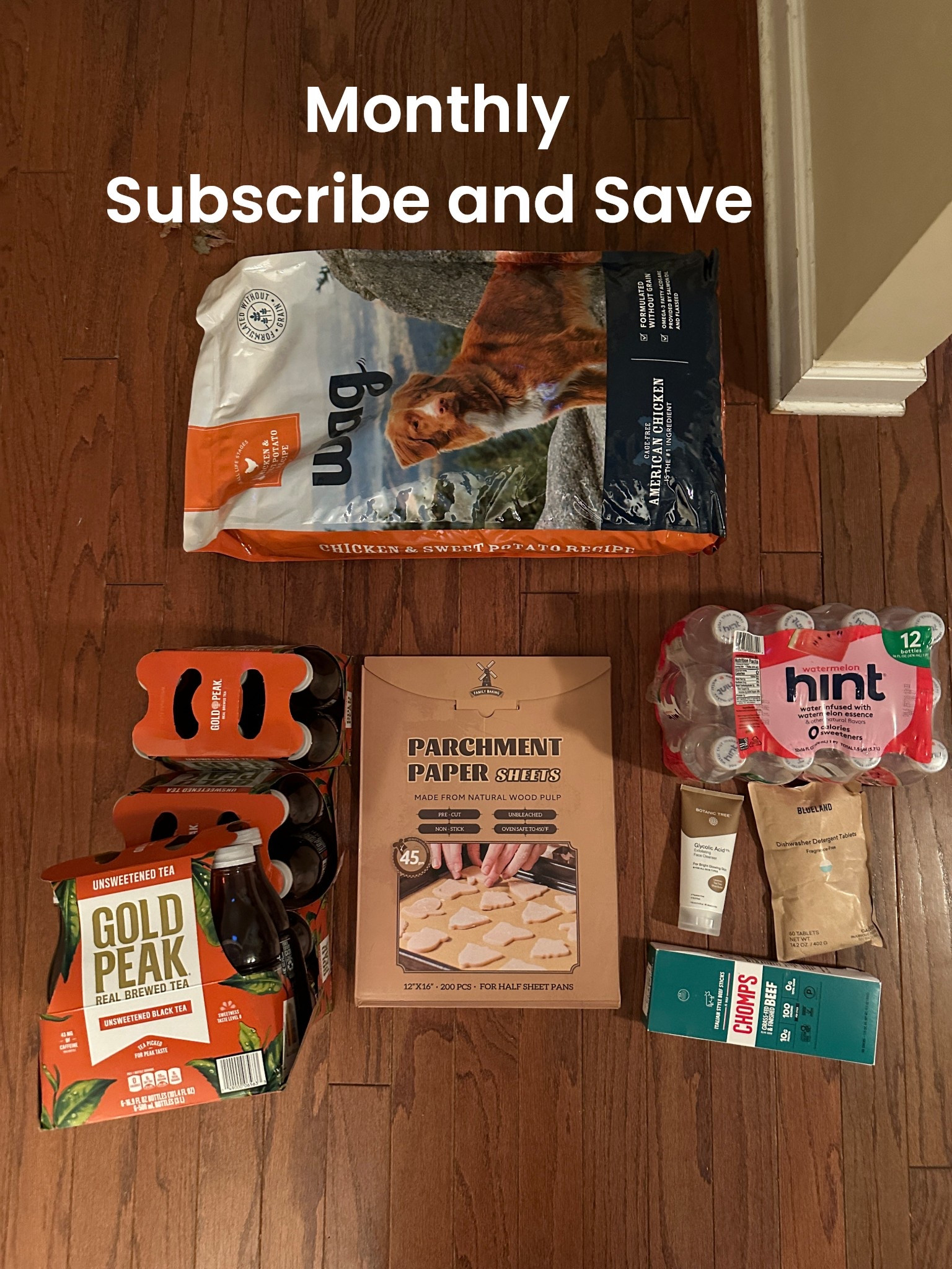 Our monthly Amazon subscriber and save arrived. 
The parchment is a game changer 
My kids have Chomps and a hint every day 

#LTKfoodie #LTKHome