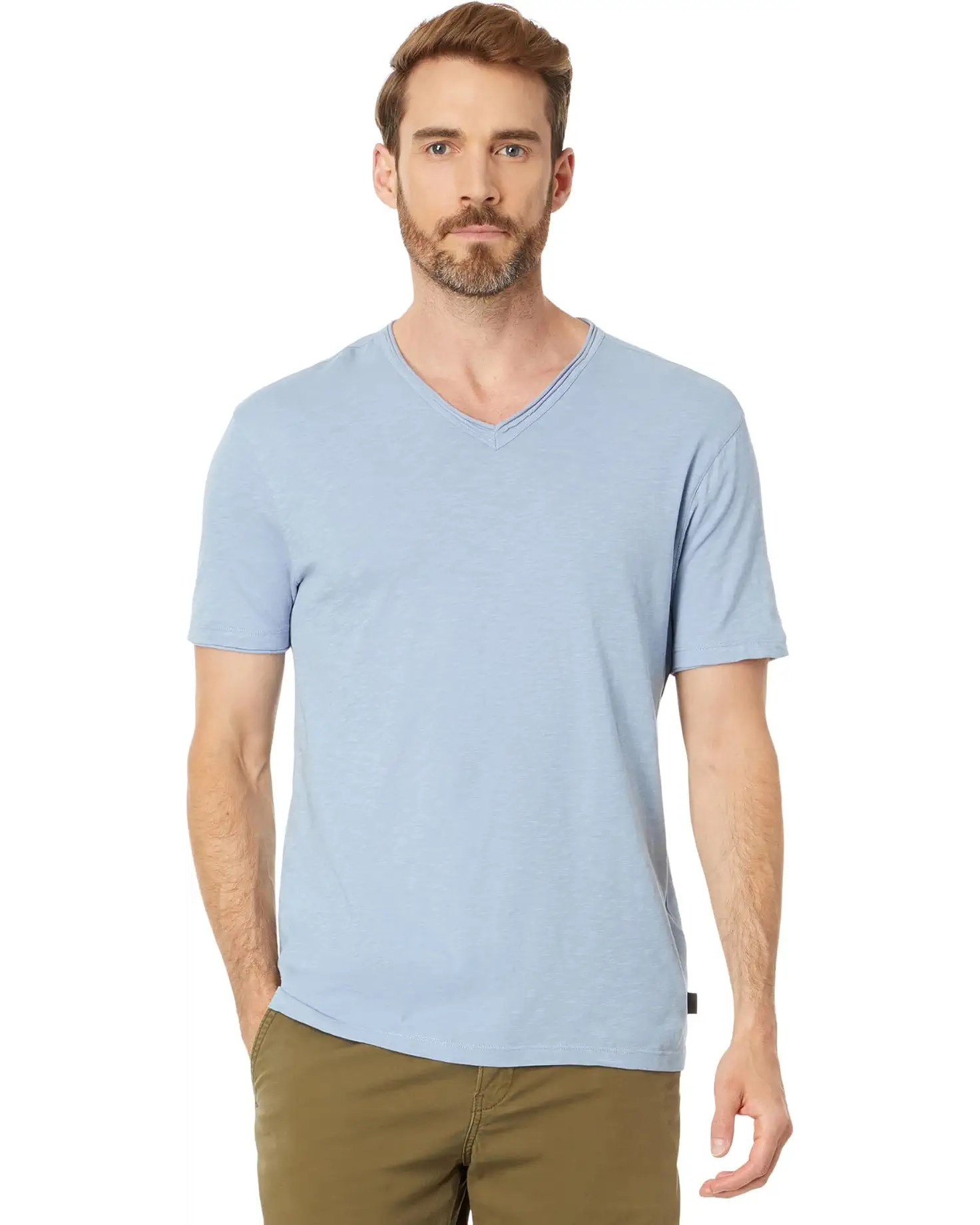 Miles Short Sleeve V-Neck T-Shirt K3595Z2 | Zappos
