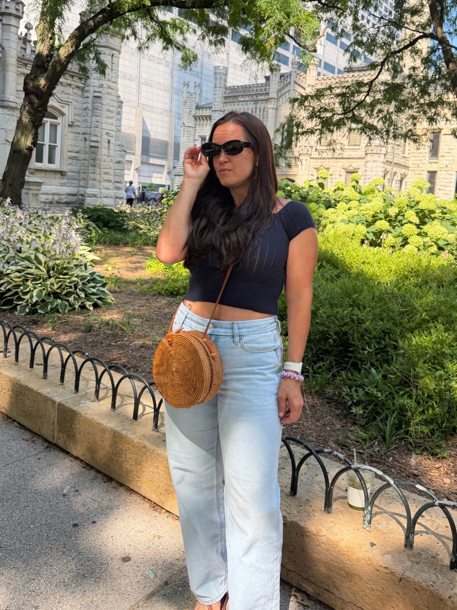 An easy outfit that works for city walks, brunch, and vacation days. This ribbed black top, light wash wide-leg denim, and woven crossbody are pieces I’ll wear on repeat all season.

Everything is linked in my LTK.

#LTKStyle #LTKTravel #LTKFinds #SummerStyle #NeutralStyle #WideLegJeans #CapsuleWardrobe #VacationStyle #EverydayStyle #ClassicFashion

#LTKootd #LTKmomlife #LTKOver40