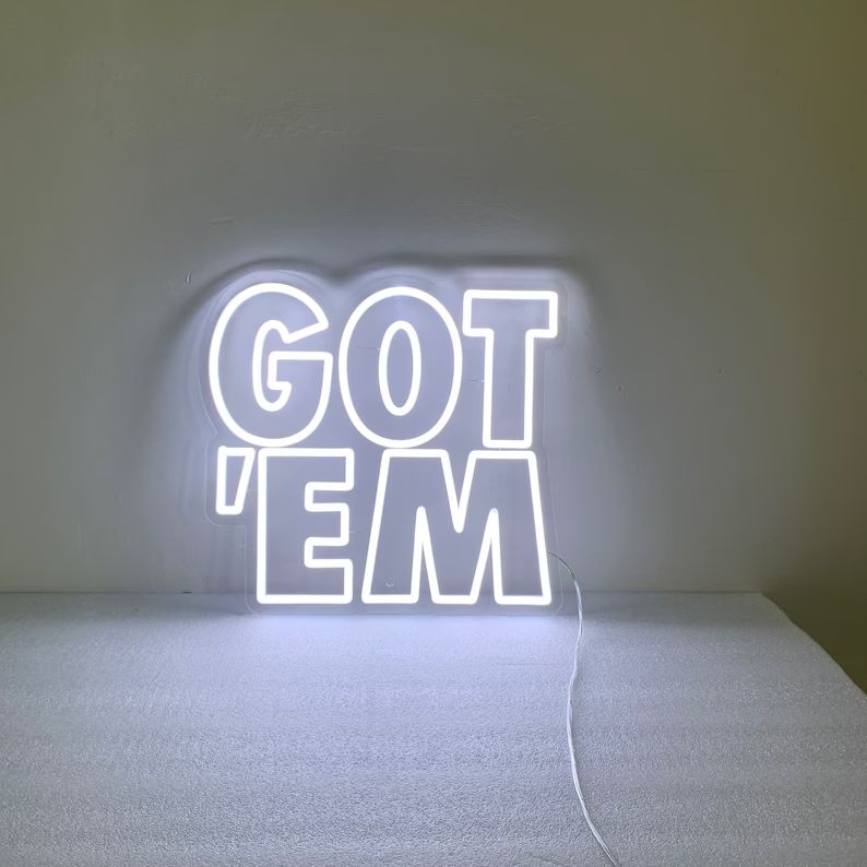 Got 'em, Led Neon Sign, Sneaker Room Wall Hanging, Sneakerhead Gift, Sneaker Decor - Etsy | Etsy (US)
