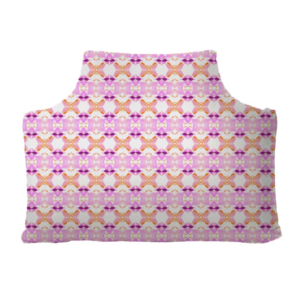 The Headboard Pillow® - Nova Pink Monarch | LeighDeux