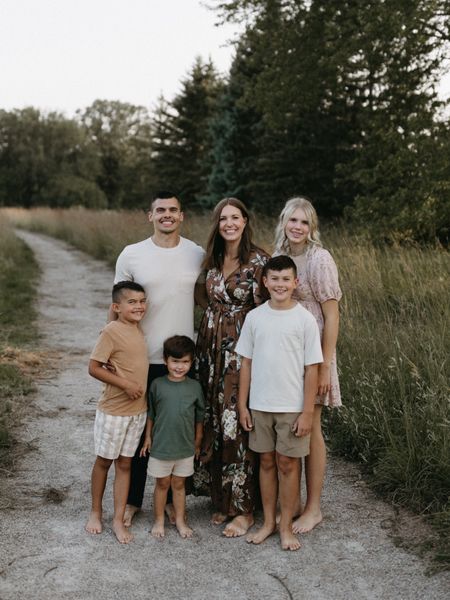 Sharing our family photo outfits from last fall! The boys neutral shirts are finally back in stock and are the best neutral shirts, on sale for $10. A ton of different colors, the only T-shirt Addison prefers.

#LTKfamily #LTKsalealert #LTKkids