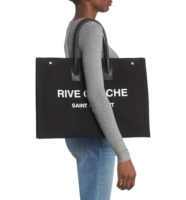Noe Rive Gauche Logo Canvas Tote | Nordstrom