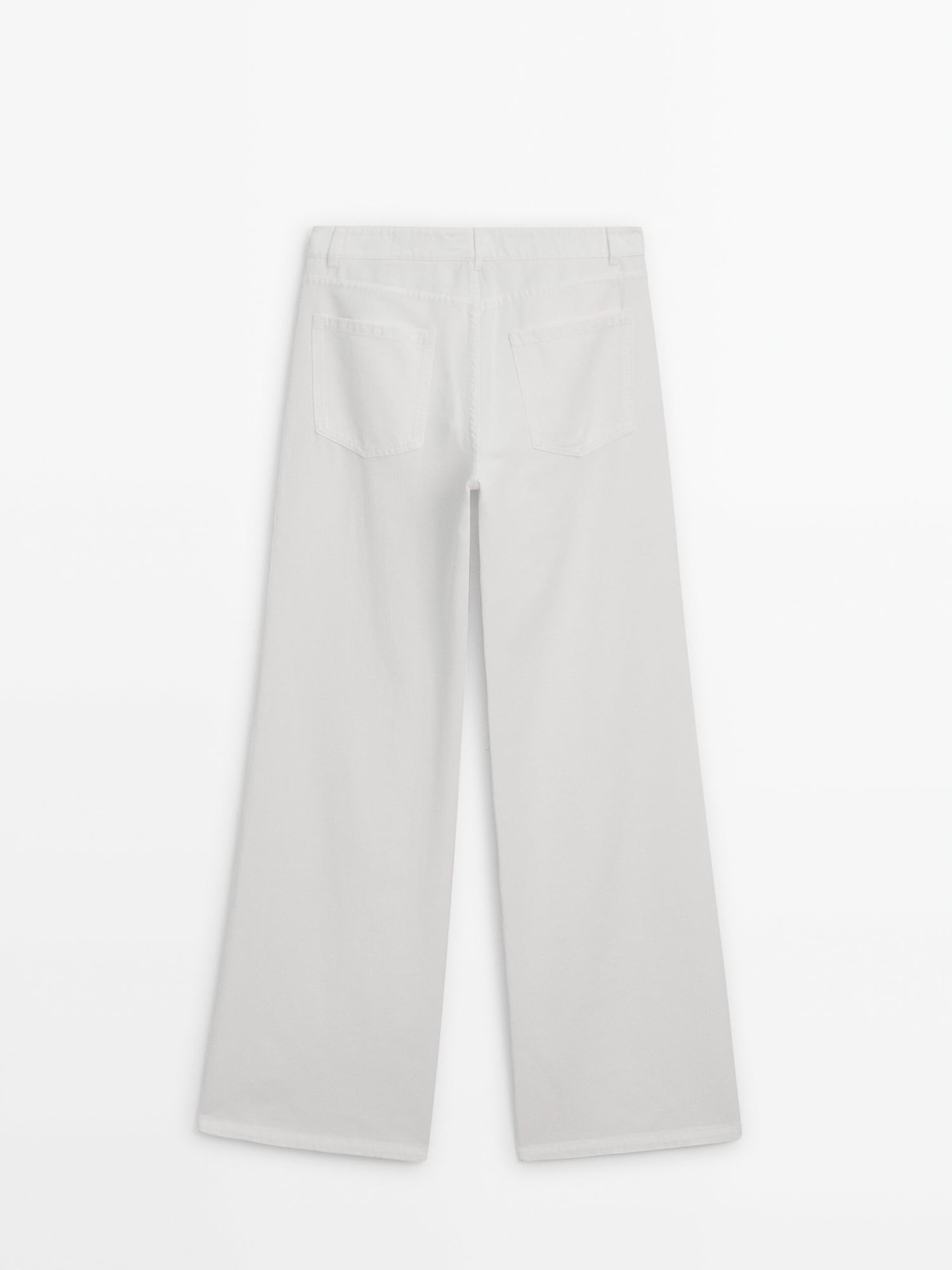 Straight-leg flowing trousers | Massimo Dutti UK