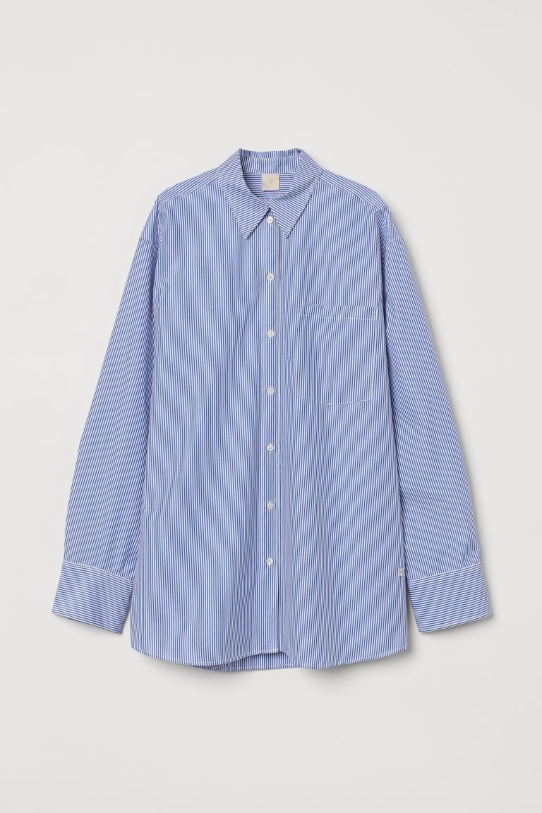 Oversized Cotton Shirt | H&M (US + CA)