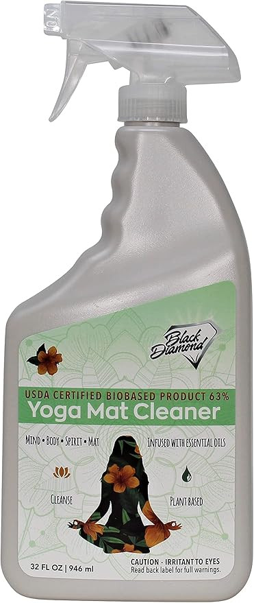 Black Diamond Stoneworks Yoga Mat Spray Cleaner: USDA Certified BIOBASED- Essential Oils, Safe fo... | Amazon (US)