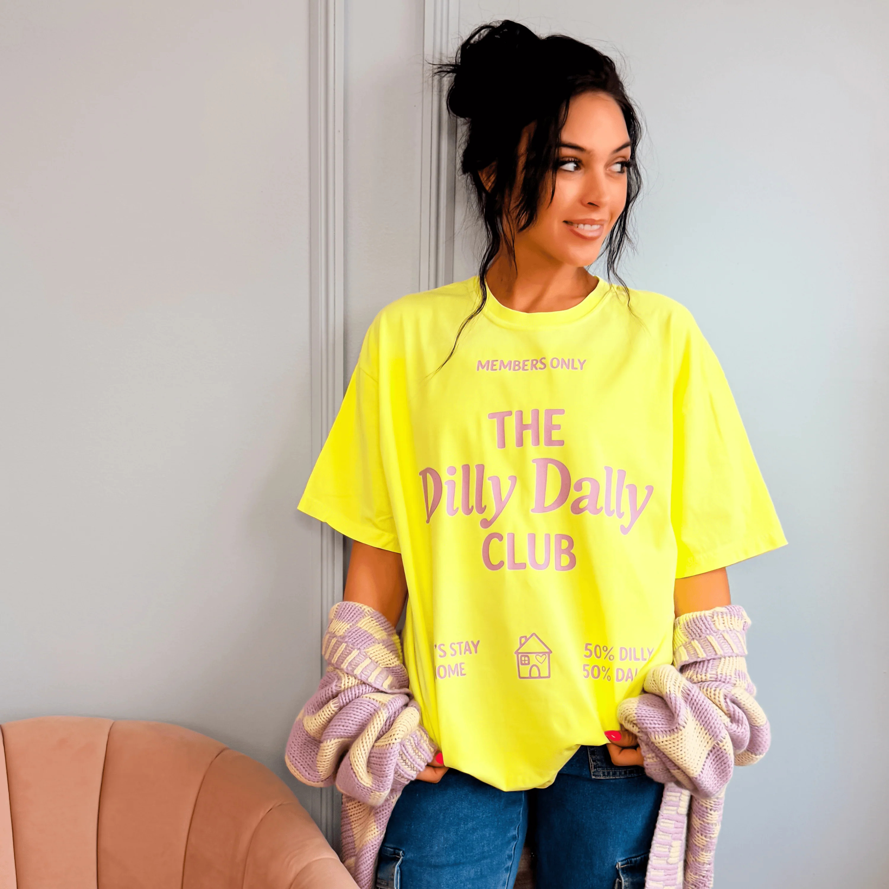 Dilly Dally Club Neon Tee | Mountain Moverz