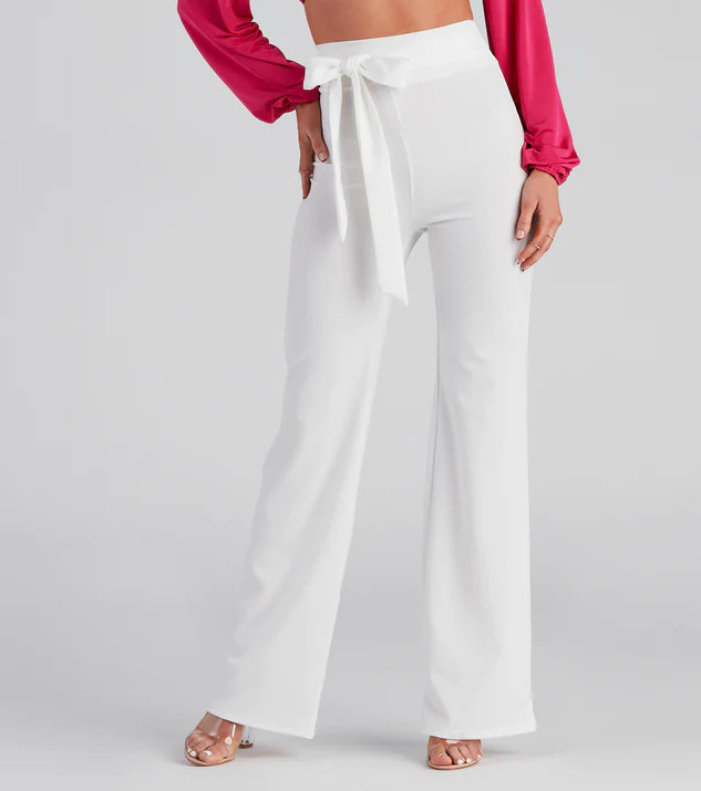 Sealed With Style Tie-Waist Pants | Windsor Stores
