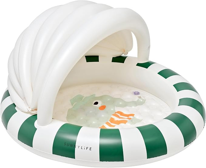 Sunnylife Kids Inflatable Pool, Eli The Elephant, Green, 47.24x41.73x26.77 in, PVC, 100L Capacity | Amazon (US)