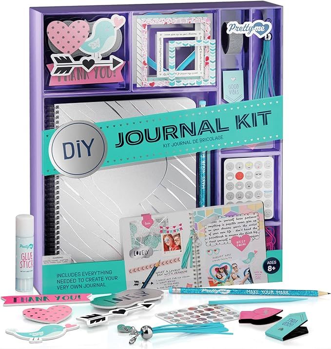 DIY Journal Kit for Girls - Great Gift for 8-14 Year Old Girl - Cool Birthday Gifts Ideas for Tee... | Amazon (US)