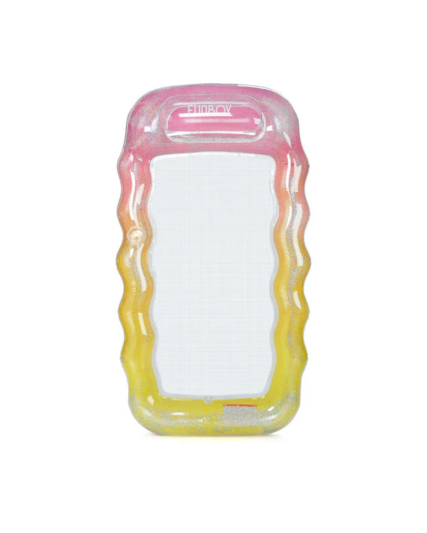 Glitter Ombre Mesh Lounger | FUNBOY