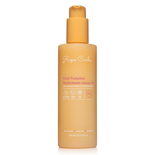 Rizos Curls Multivitamin Leave-In Heat Protection Up to 450°F – Strengthen, Repair & Add Shine to Straight, Wavy, Curly, Coily Hair Types 1a–4c – Sulfate & Paraben Free | Amazon (US)