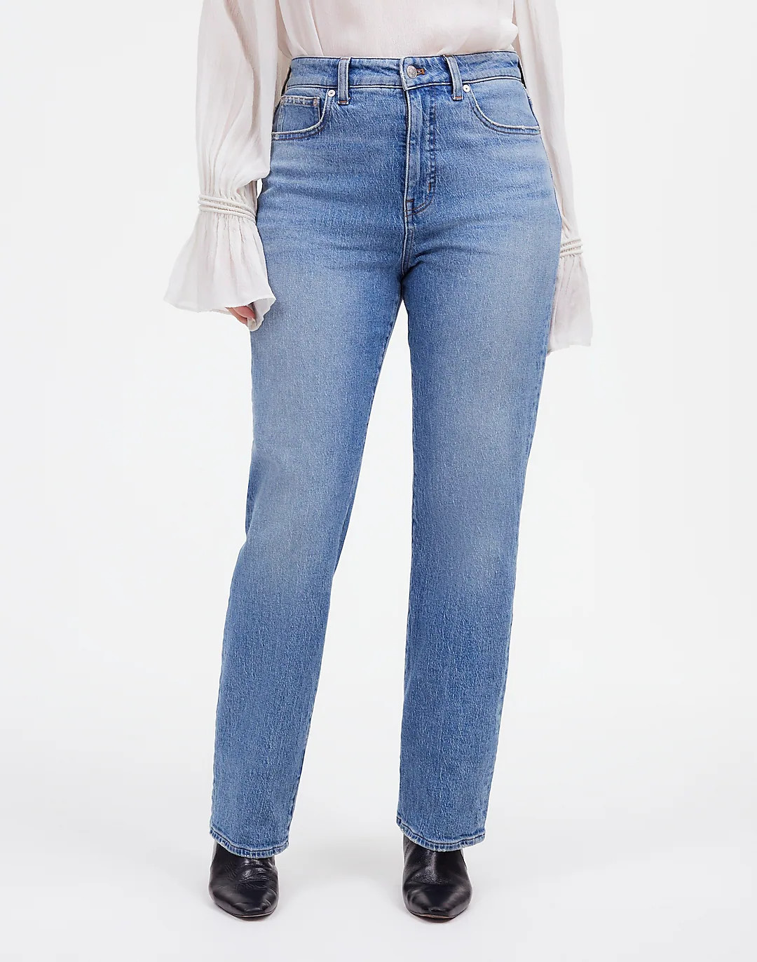 The Curvy '90s Straight Jean in Enmore Wash | Madewell