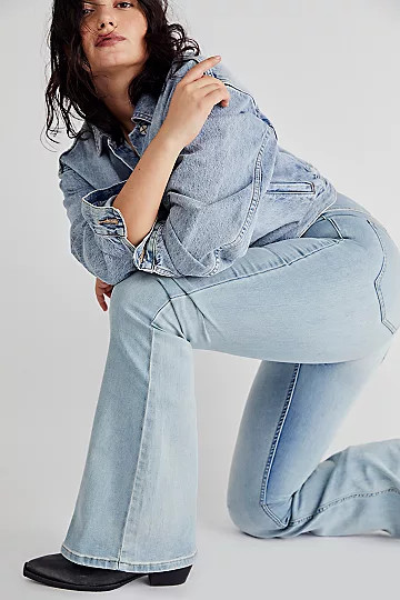 Penny Pull-On Flare Jeans | Free People (Global - UK&FR Excluded)