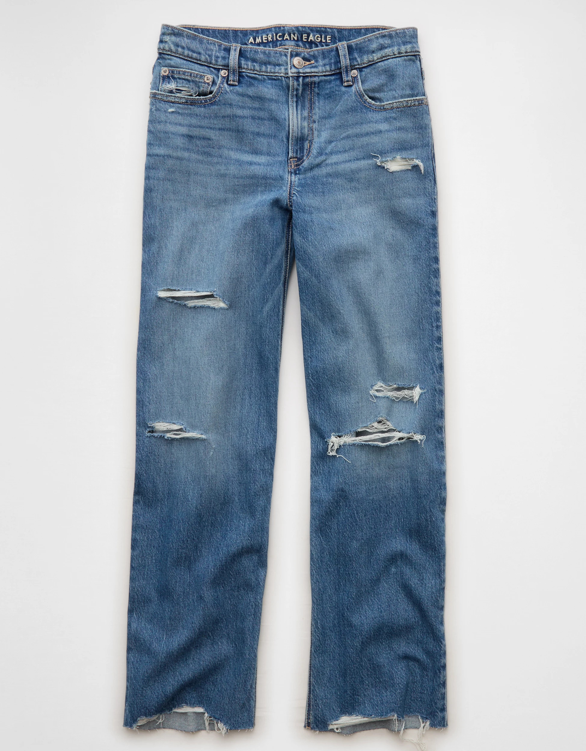AE Stretch High-Waisted Stovepipe Jean | American Eagle Outfitters (US & CA)