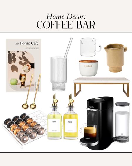 The details for our coffee bar ☕️✨

coffee bar, nespresso, modern home, #LTKhome, neutral home decor, #LTKstyletip, #LTKFind, home decor, amazon home decor, home decor, amazon finds, amazon, syrup dispenser, coffee table book, Nespresso pod holder, glass cup, sugar bowl, marble, marble tray, marble stand