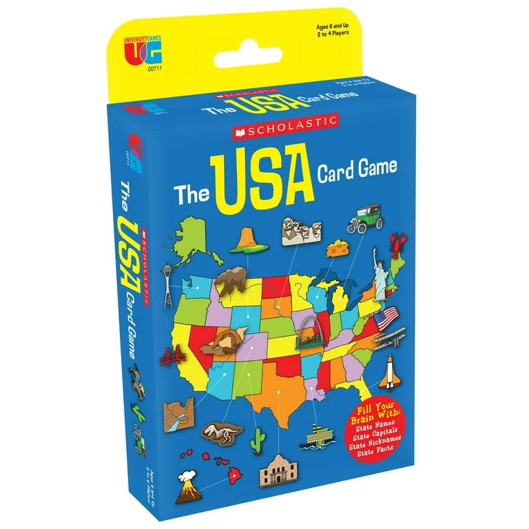 Scholastic USA Travel Card Game from University Games, for Ages 6 and Up | Walmart (US)