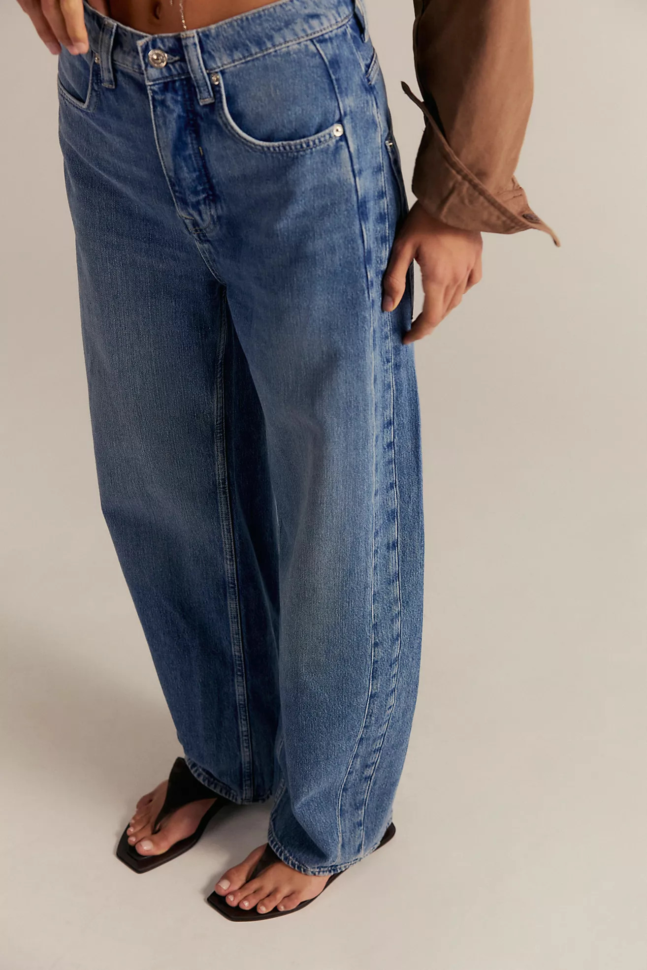 We The Free Truro Baggy Puddle Jeans | Free People (Global - UK&FR Excluded)