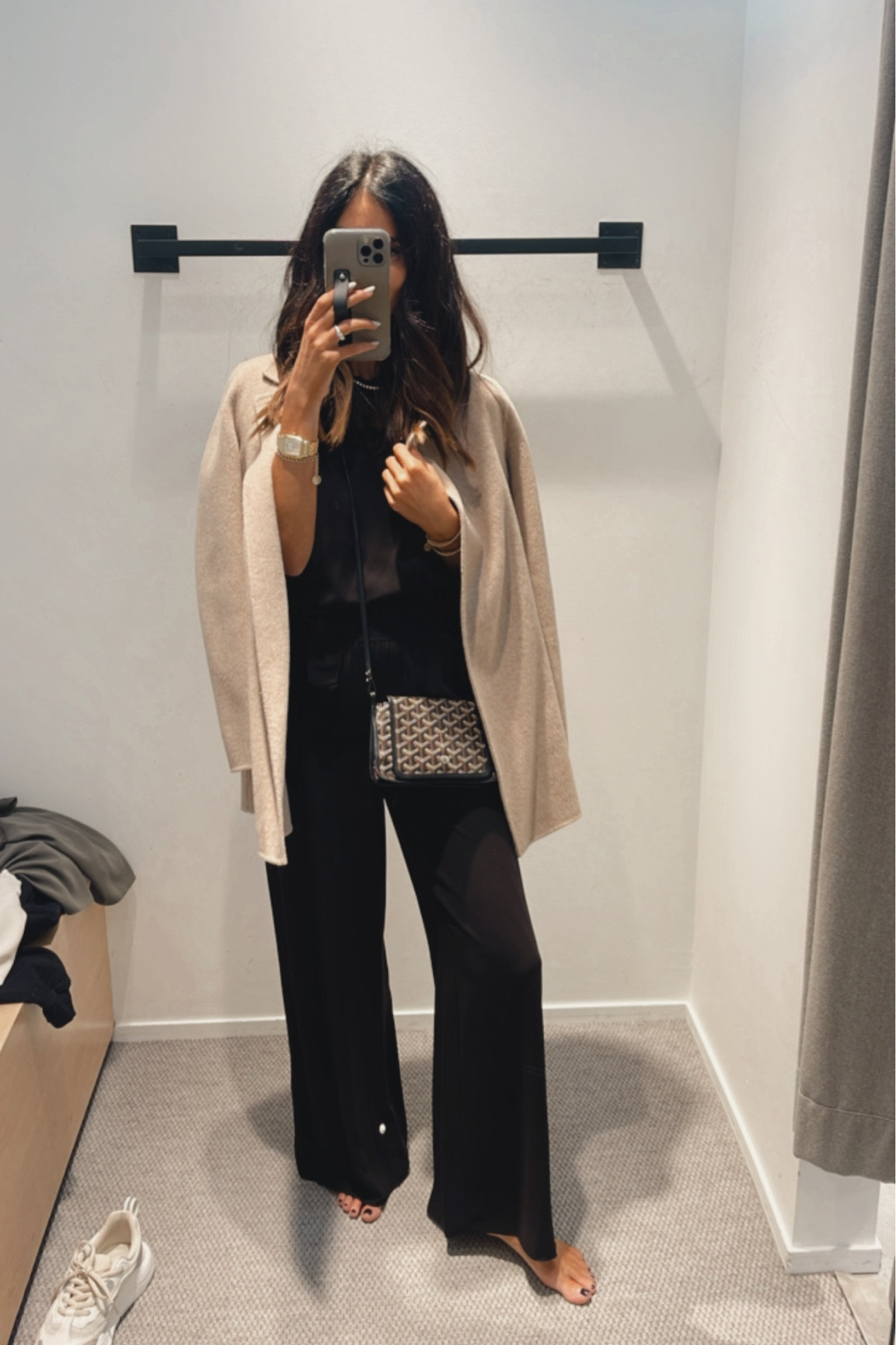 I’m just shy of 5’7 wearing the size PETITE set and Small jacket. Currently on major sale! StylinByAylin 

#LTKunder100 #LTKSeasonal #LTKstyletip