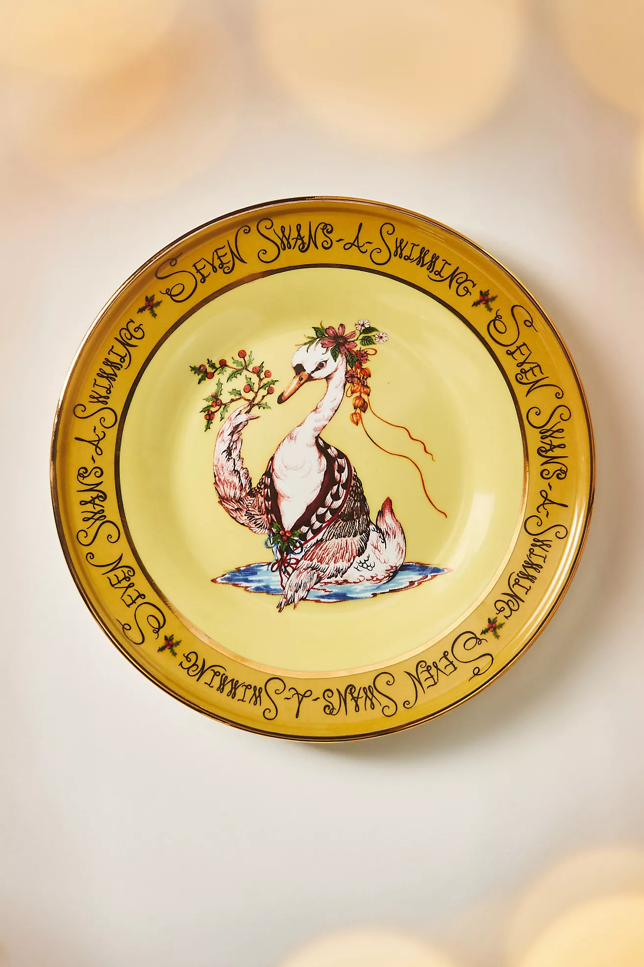 Phannapast Taychamaythakool x Anthropologie Twelve Days of Christmas Stoneware Dessert Plate | Anthropologie (US)