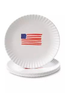 Melamine Americana Salad Plates - Set of 4 | Belk