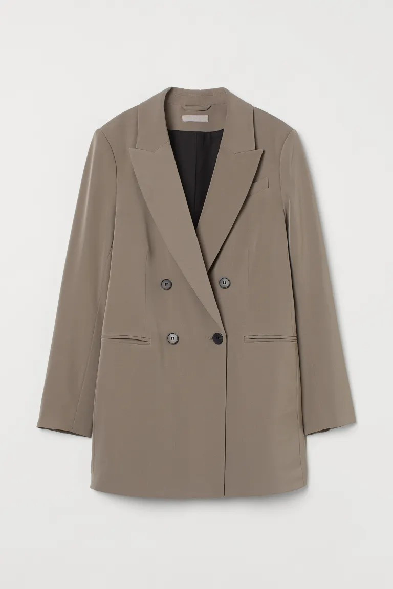 Double-breasted jacket | H&M (UK, MY, IN, SG, PH, TW, HK)