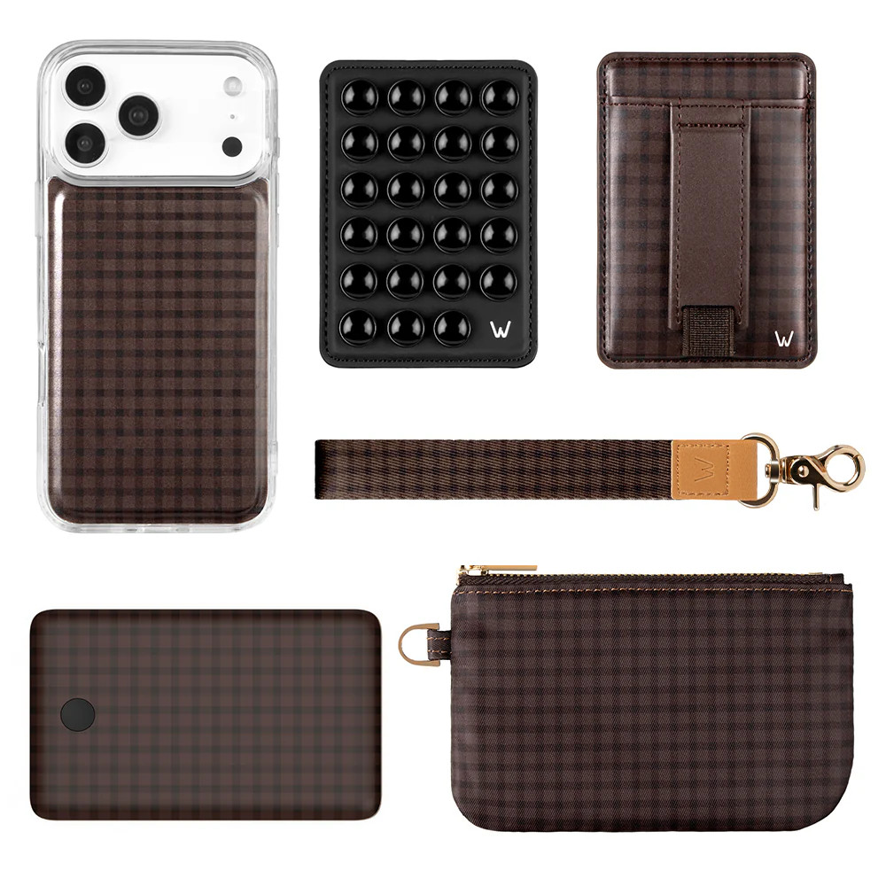 Cafe Gingham Walli Boost Bundle | Walli Cases