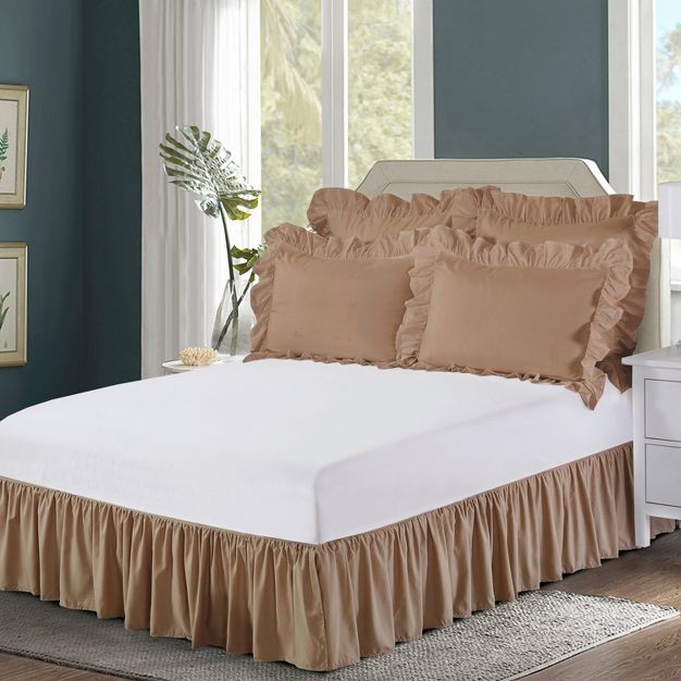 Wrap-around Ruffled Bed Skirt - Bed Maker's | Target