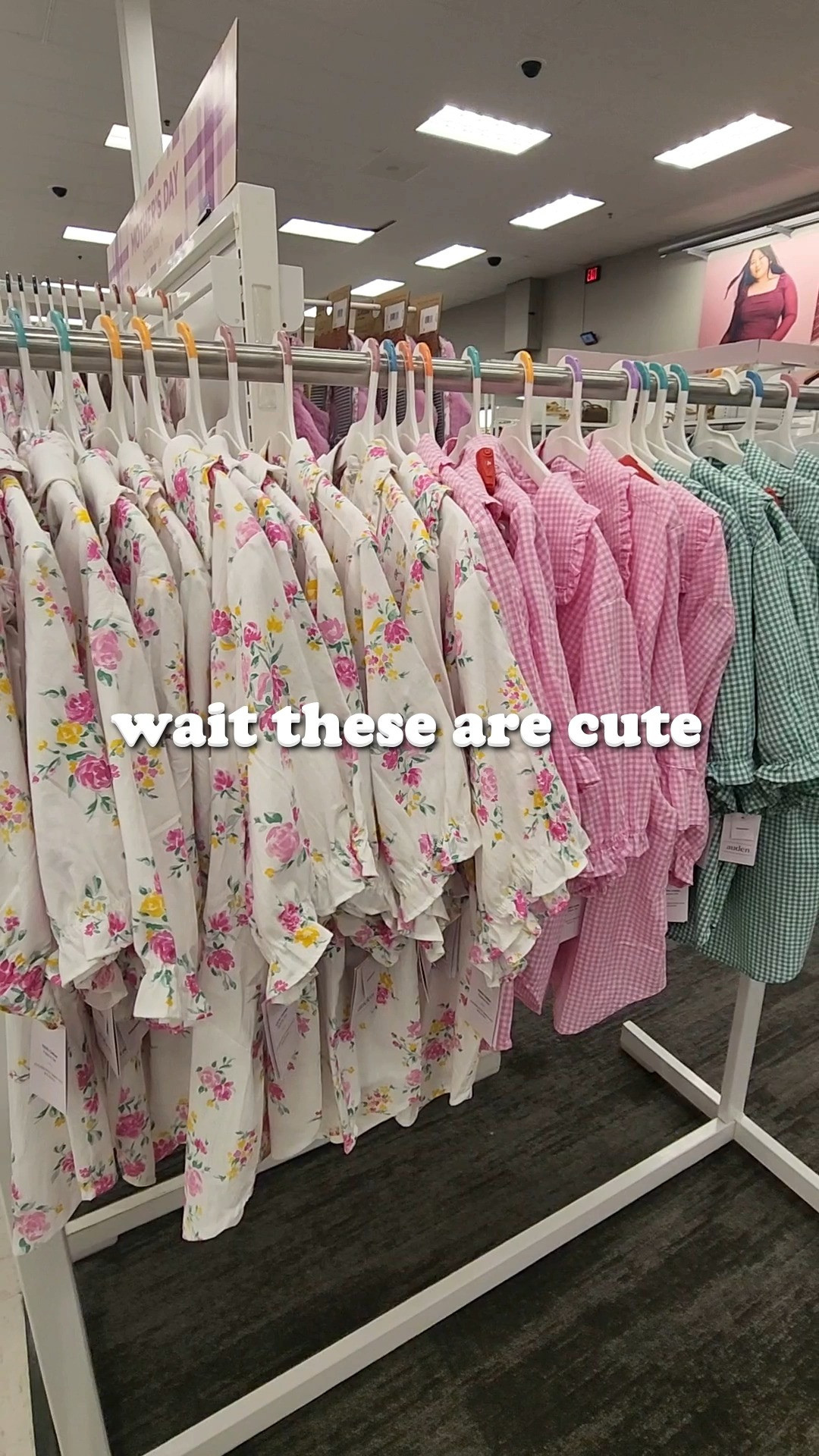 Target gingham pajama sets, floral sleepwear, matching family sets, and cozy Mother’s Day finds 🌸

I almost walked past these pajamas but the gingham sets immediately caught me. The pink and green versions both looked way more expensive than I expected, and the floral set honestly feels like the kind of pajamas you end up wearing all day at home.

The matching family pieces and little Mother’s Day section details were actually really cute too.

Linked everything I could find in LTK 

#targetfinds #targetstyle #targethome #targetfashion #ltkfinds #cozystyle #mothersdayfinds
 

 #LTKMothersDay #LTKmomlife #LTKSaleAlert