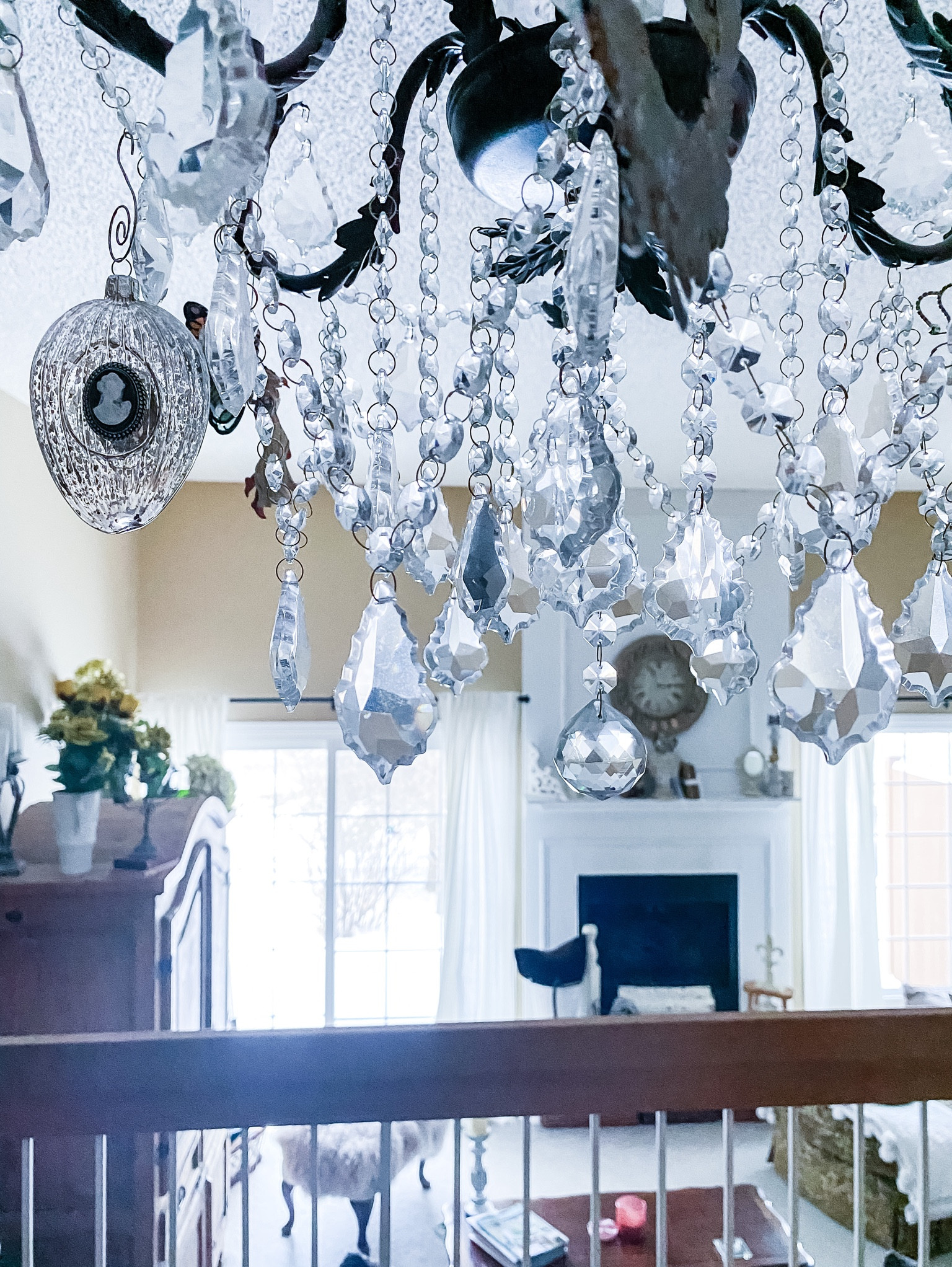 A crystal chandelier can brighten up any room! My wrought iron crystal chandelier is from Home Depot!💫

#LTKhome #LTKstyletip #LTKFind