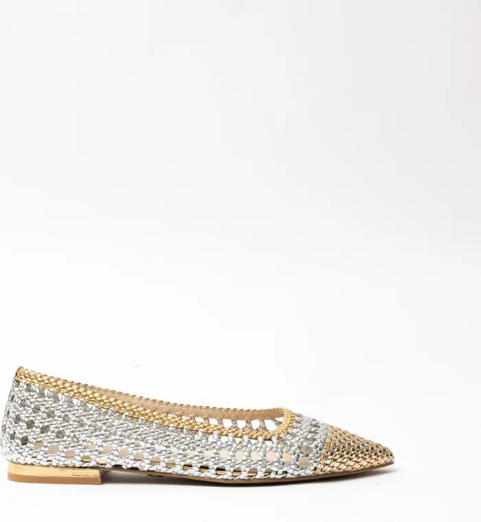 Brie  Woven Point Toe Ballet Flat | Nordstrom
