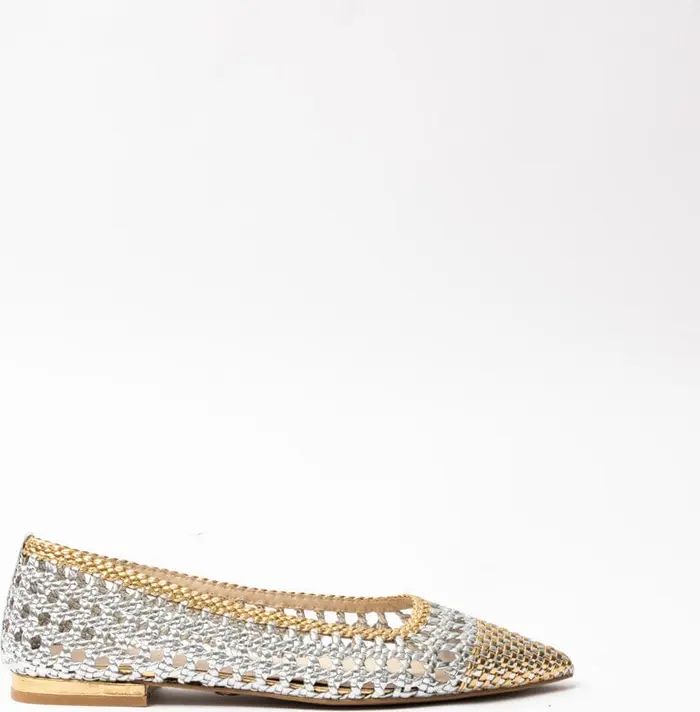 Brie  Woven Point Toe Ballet Flat | Nordstrom