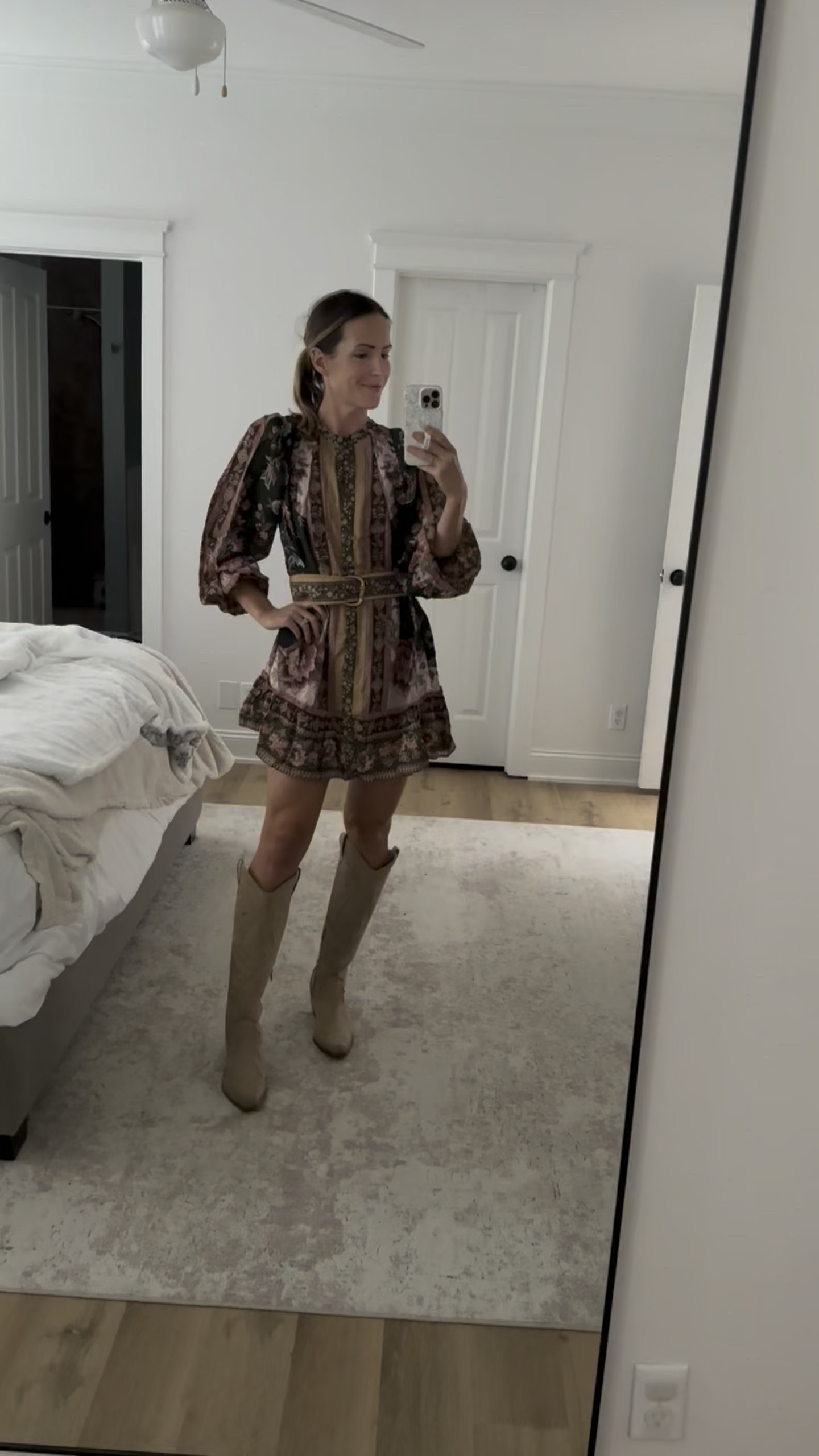 Family photo outfit! Dress true to size (wearing a medium) and go up a half size for boots.

Fall family
Photos | Christmas card outfit idea | holiday card outfit 

#LTKSeasonal #LTKStyleTip