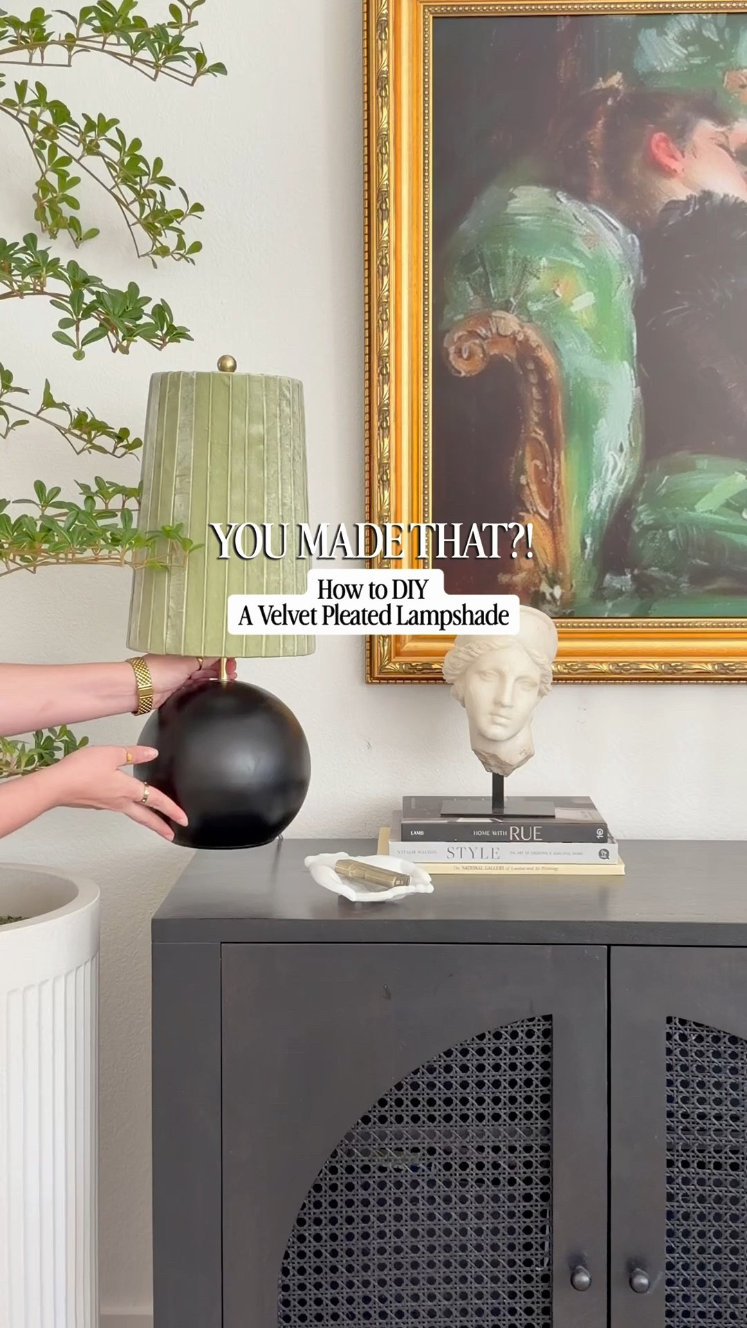 DIY velvet pleated lampshade supplies! 

#LTKdayinmylife #LTKHome #LTKselfcare