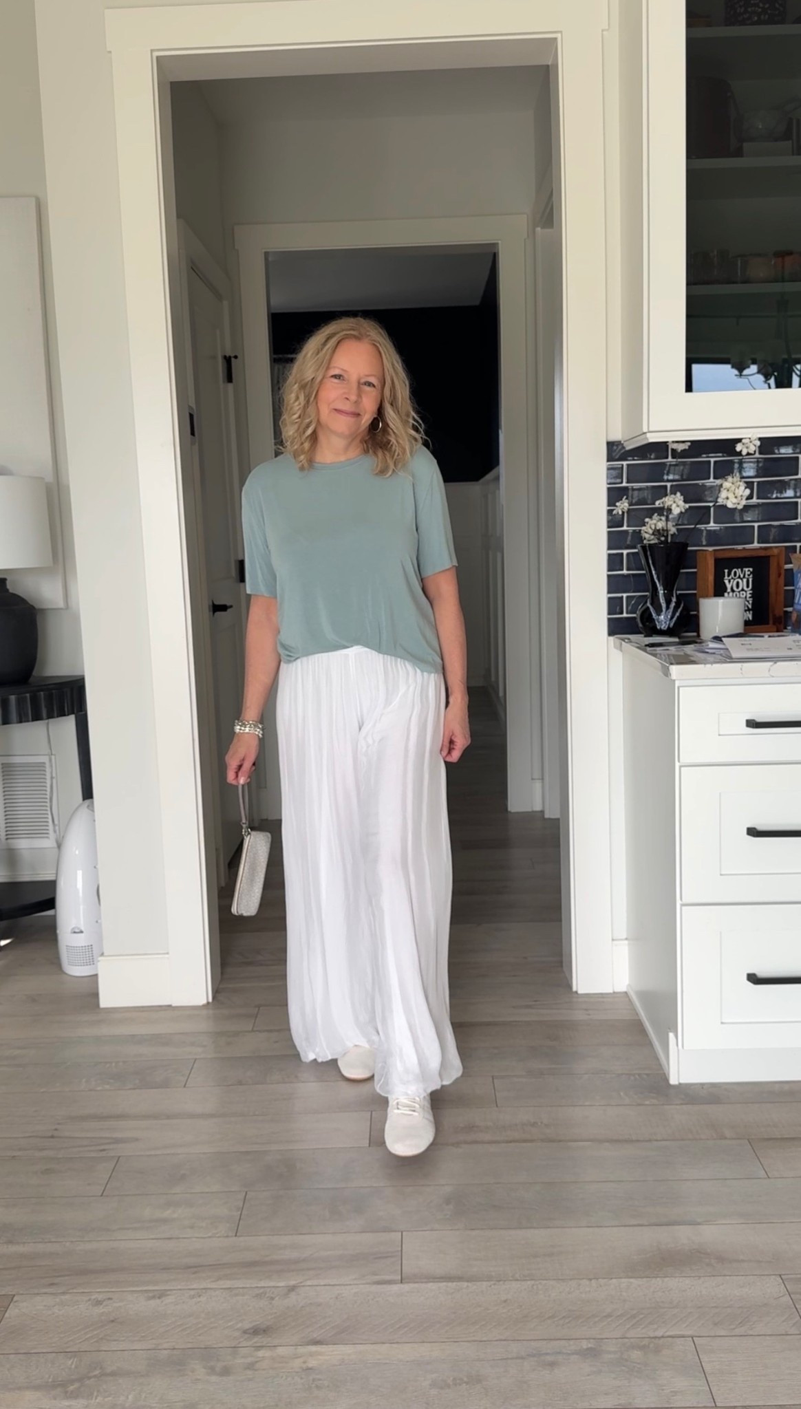 Found these pants at a local boutique and wish they came in more colors! Perfect for spring and summer. Dress up for dinner with friends or date night, wear to work with a fitted blazer, or dress down with a tee and sneakers like I did here. Top is Loft, Adidas sneakers from Nordstrom Rack.

#LTKootd #LTKWorkwear #LTKgrwm