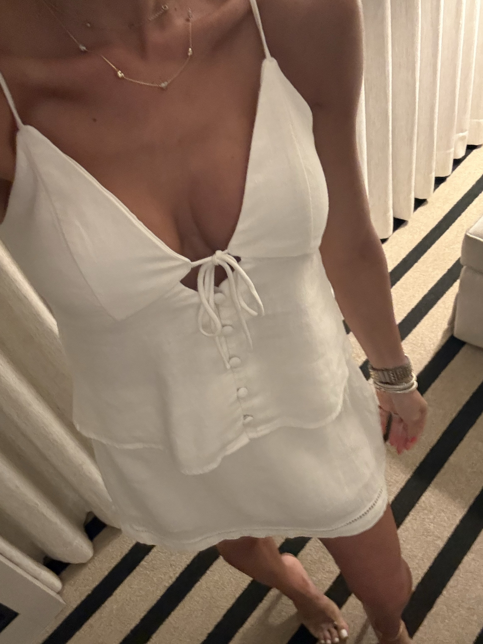 Vacation outfit linen matching set size xxs on sale linen cami Easter dress 

#LTKootd #LTKPetite #LTKSaleAlert