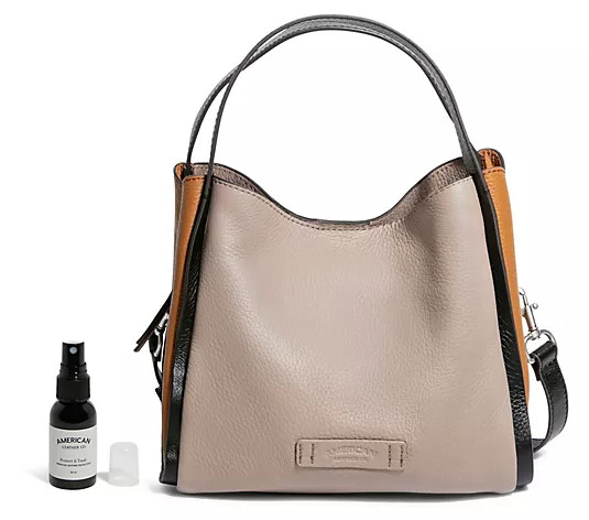 Make Your Selection: American Leather Co. Auburn 2.0 Triple Entry Satchel | QVC