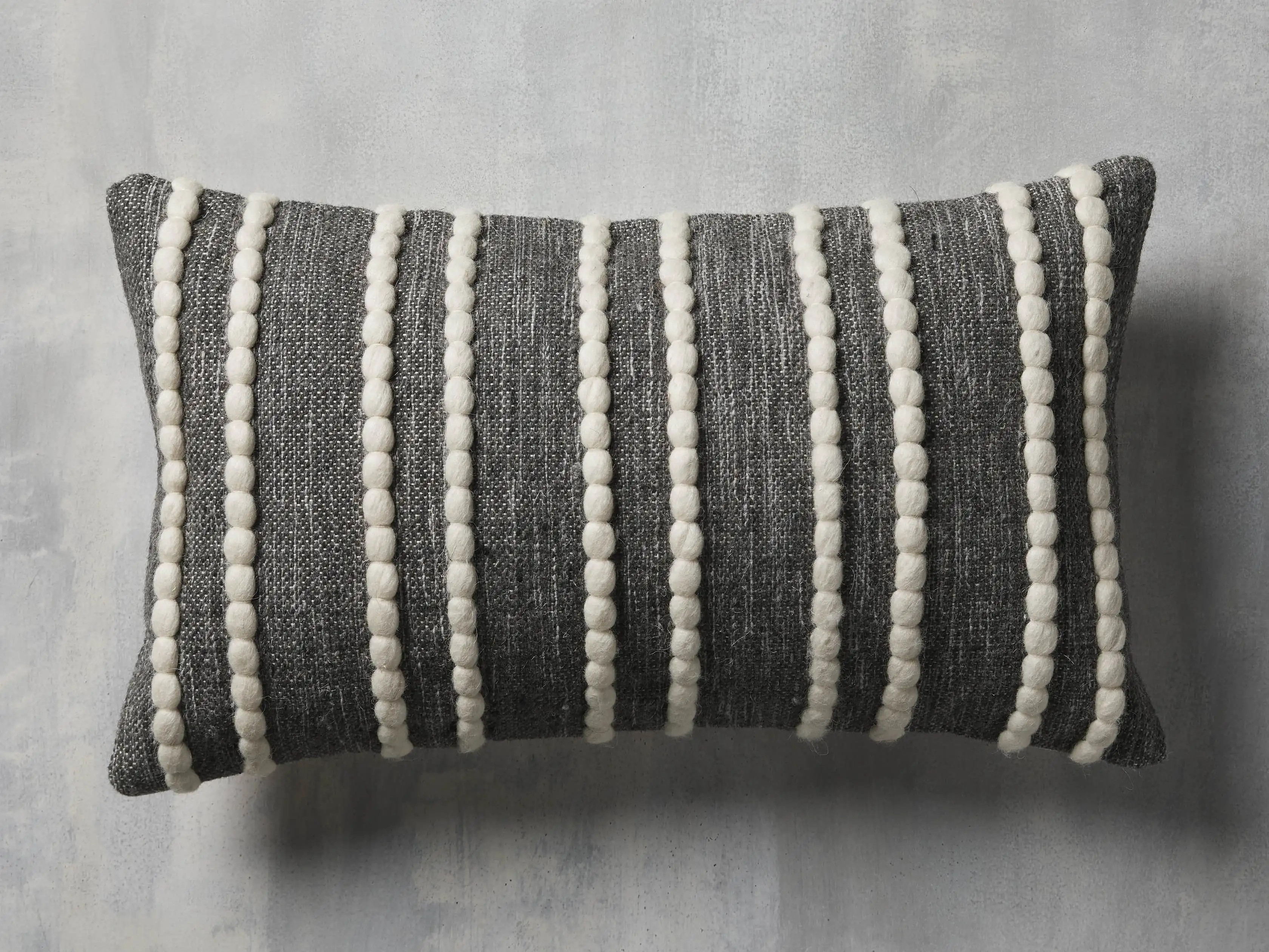 Chunky Stripe Lumbar Pillow Cover | Arhaus