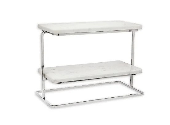 Olivia & Oliver™ Marble 2-Tier Server - Walmart.com | Walmart (US)