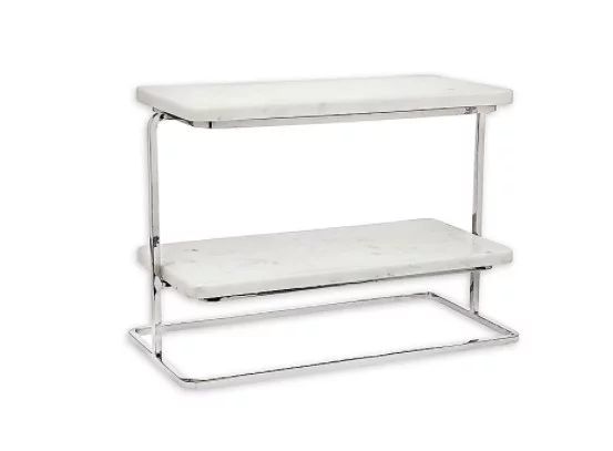 Olivia & Oliver™ Marble 2-Tier Server - Walmart.com | Walmart (US)