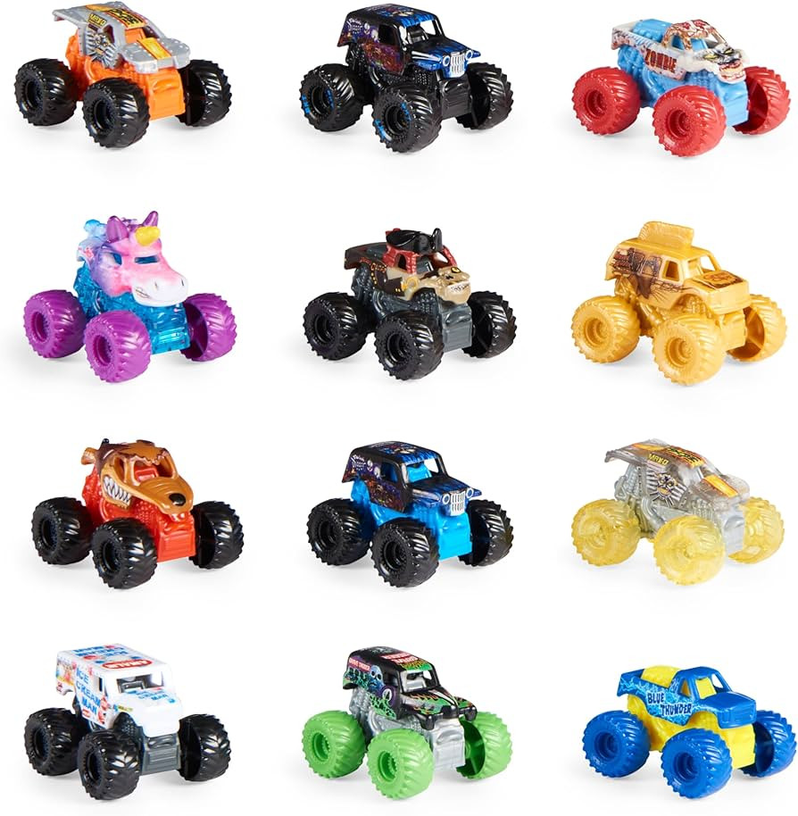 Monster Jam, Official Mini Mystery Collectible Monster Truck 12-Pack, 1:87 Scale, Great Gift for ... | Amazon (US)